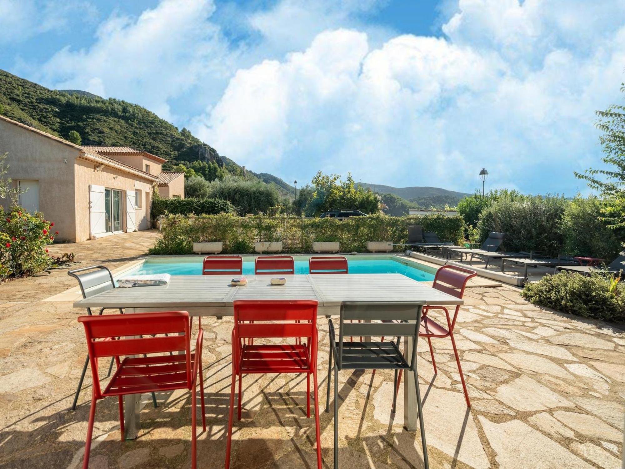 Villa House In The South Of France With Private Pool à Roquebrun Extérieur photo